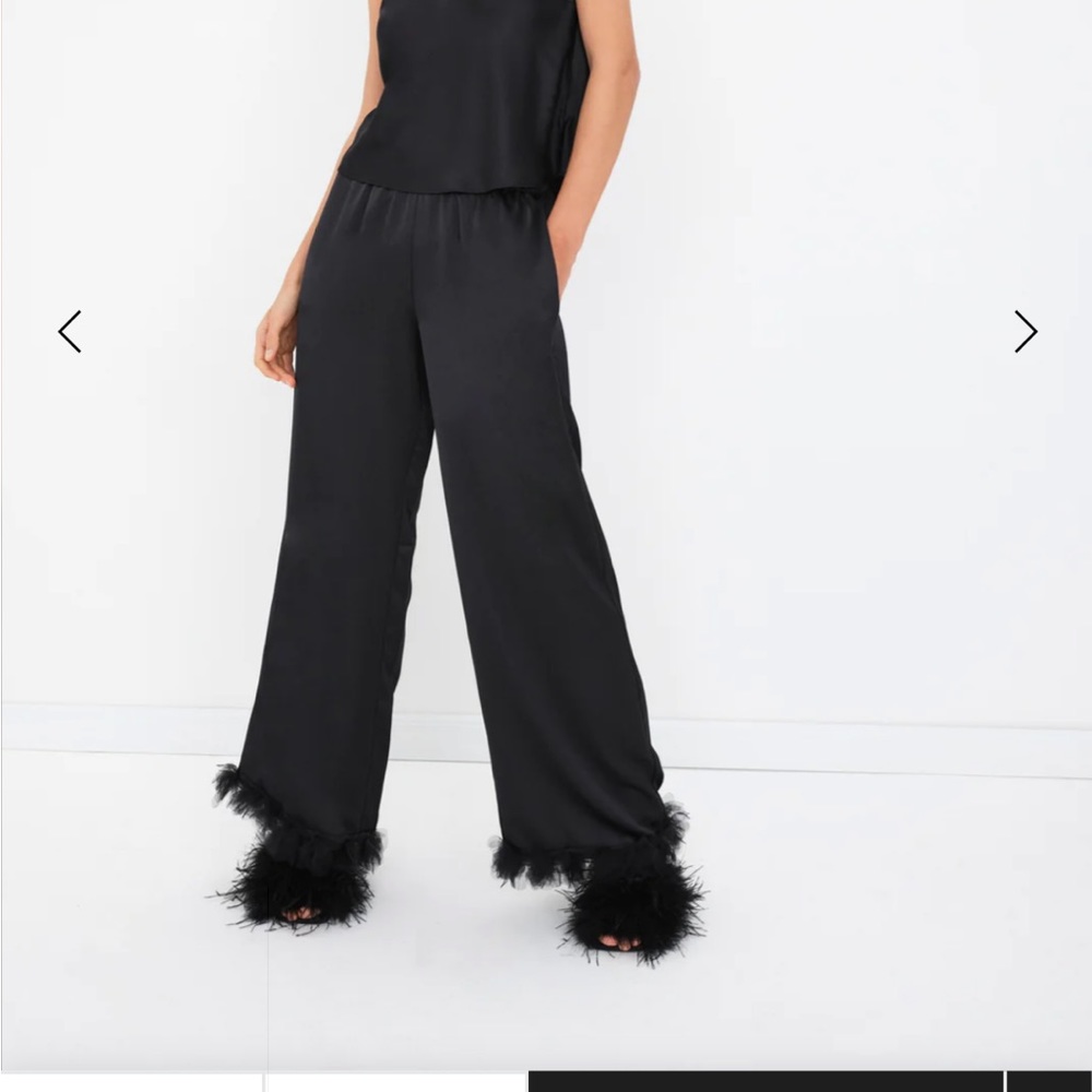 Black for love and lemons pj set with tags never used